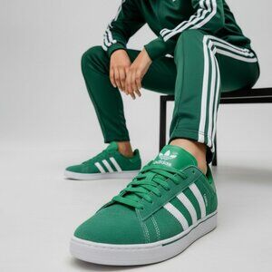 Adidas Unisex Campus Vulc Shoes Green Cloud White‎ JQ0052 PCI 789002 M 12 /W 13